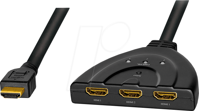 4052792062380 - LOGILINK HD0040 - HDMI-Switch 3-port bidirekt (1x3 3x1) 4K 30Hz