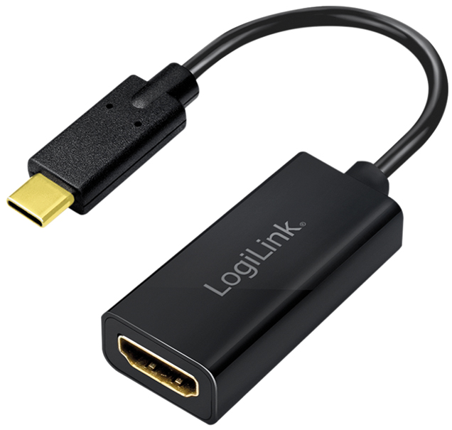 4052792064247 - LOGILINK UA0380 - USB 31 C-Stecker > HDMI-Buchse 4K 60 Hz 15 cm