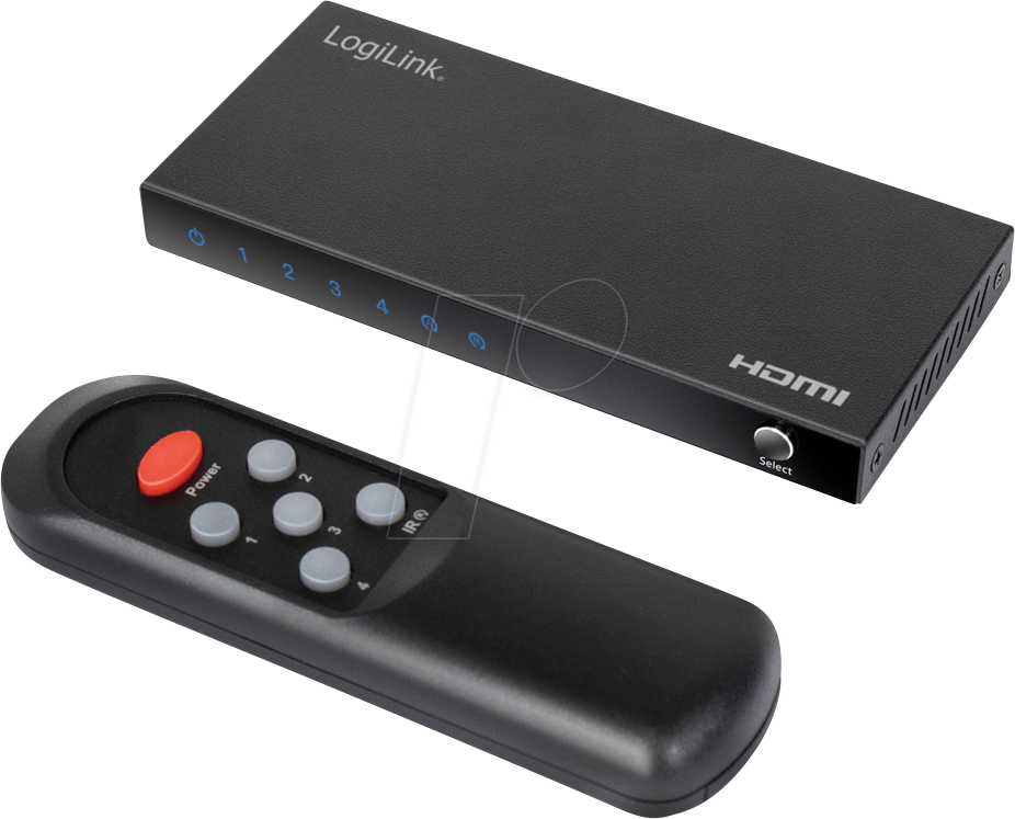 4052792066951 - LOGILINK HD0056 - 4x1 HDMI Matrix Switch