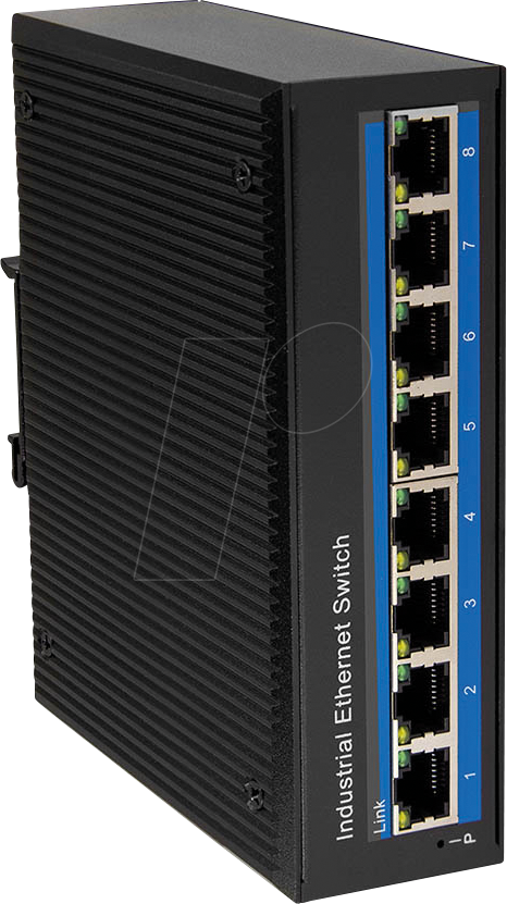 4052792067392 - LogiLink NS203P NS203P Industrial Ethernet Switch 8 Port 10   100   1000 MBit s PoE-Funktion