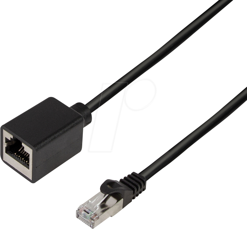 4052792067965 - LOGILINK CQX093S - Patchkabelverlängerung Cat6A S FTP schwarz 10 m