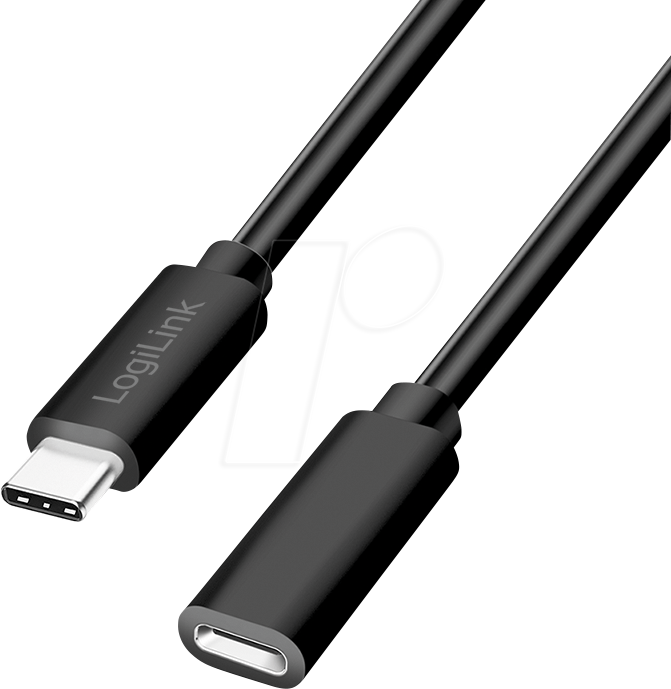 4052792074314 - LOGILINK CU0211 - Sync- & Ladekabel USB-C Verlängerung 100 W 2 m