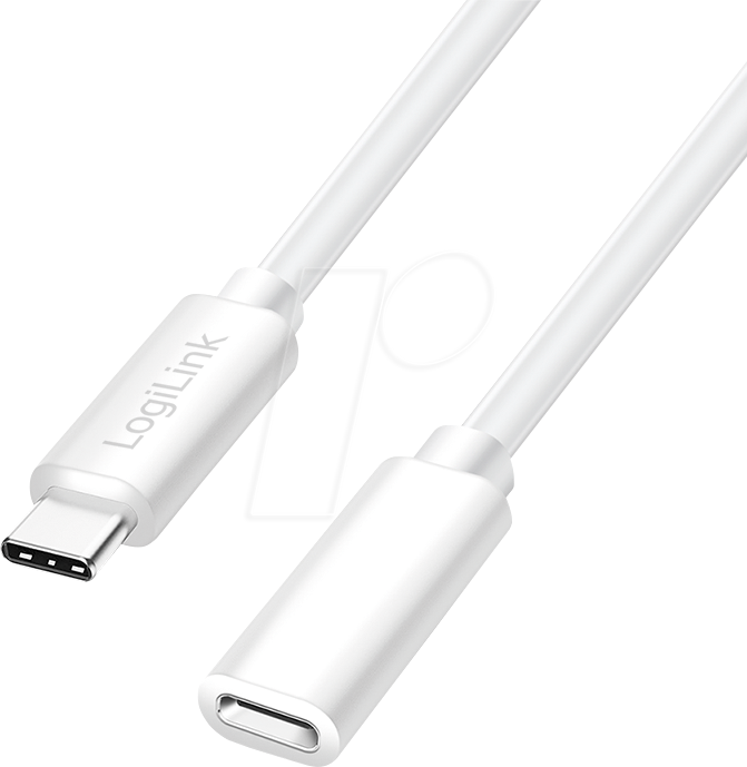 4052792074345 - LOGILINK CU0221 - Sync- & Ladekabel USB-C Verlängerung 100 W 2 m