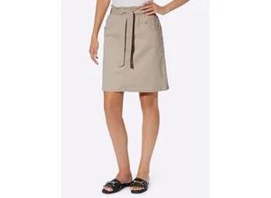 4052826026609 - Jeansrock HEINE Gr 50 beige Damen Röcke