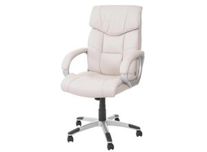 4052826034871 - Bürostuhl MCW-A71 Chefsessel Drehstuhl Kunstleder ~ creme 4052826034871 - Bürostuhl MCW-A71 Chefsessel Drehstuhl Kunstleder ~ creme