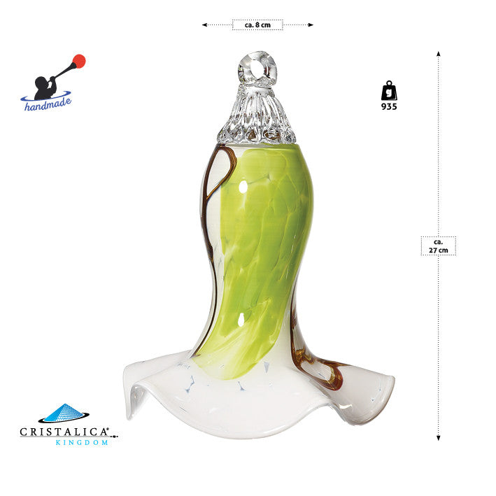 4052884009989 - Glockenblüte Punto hängend Gartenflair 27cm mit Stab Lila