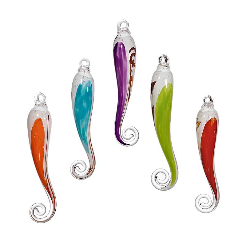 4052884010510 - Glaszapfen Punto hängend klein Gartenflair 32 cm mit Stab Grün