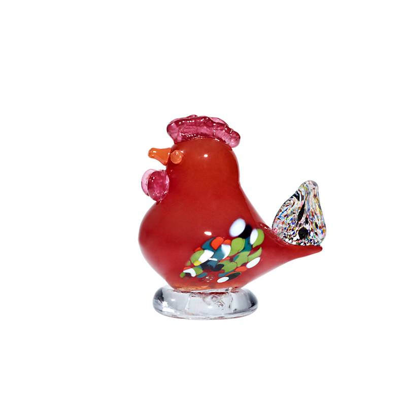 4052884026764 - Glas Figur Henne Tierwelt 145cm rot