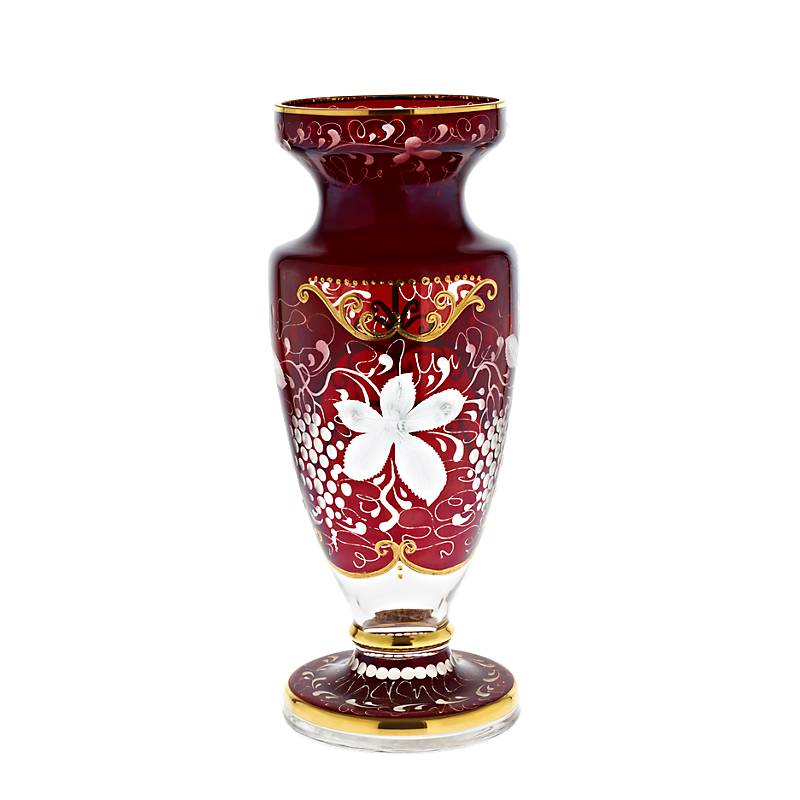 4052884041781 - Vase auf Fuß Golden Grape (315cm)