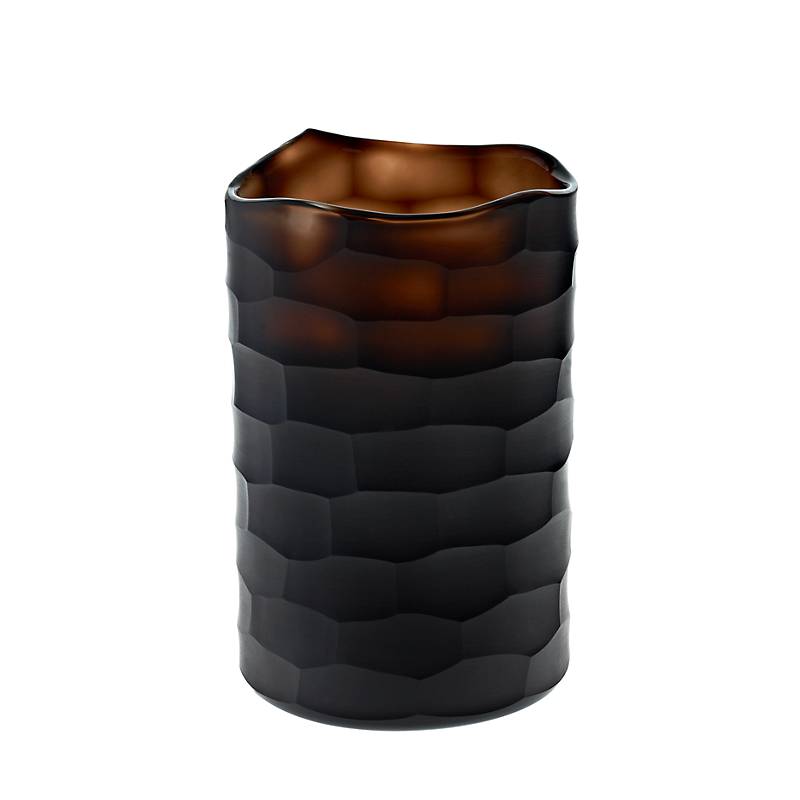 4052884046991 - Windlicht Kerzenhalter Blumenvase Dekoration Moonlight Höhe 16cm braun Handmade