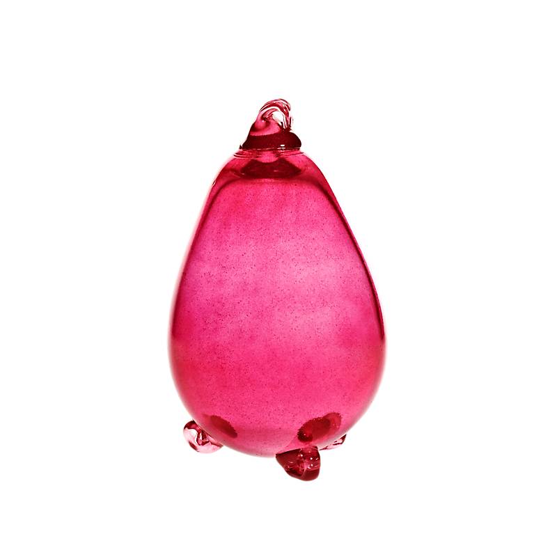 4052884055436 - Osterei stehend mit Füßen Pavel (15cm) rot