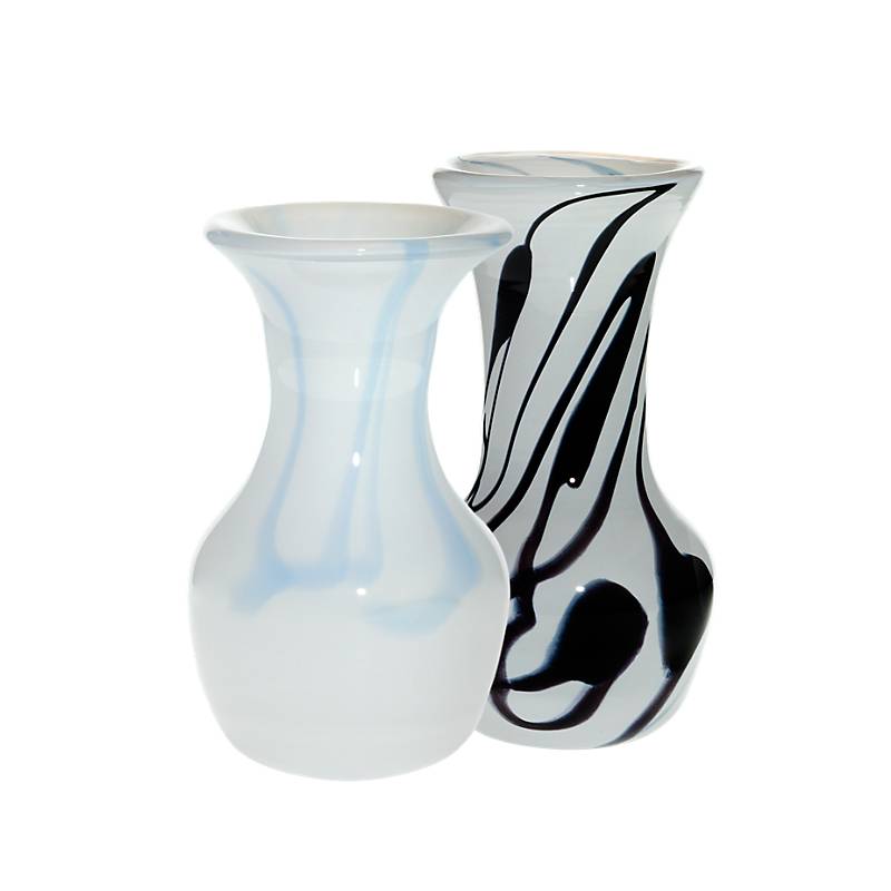 4052884056525 - Vase Stiller (18cm) weiß blau