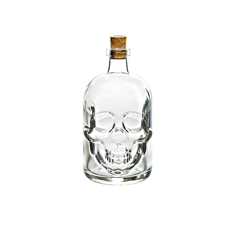 4052884058574 - Geschenkflasche Totenkopf Präsent 500ml leer 4052884058574 - Geschenkflasche Totenkopf Präsent 500ml leer