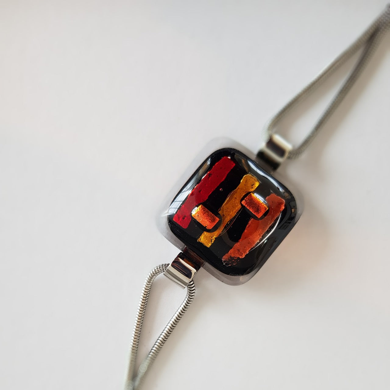 4052884110906 - Armband mit Glasstein Rot Gold Fusing