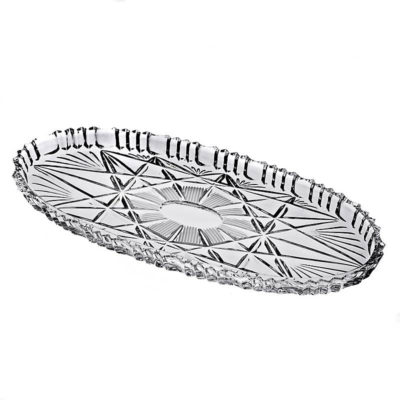 4052884620139 - Tablett aus Bleikristall (22cm)