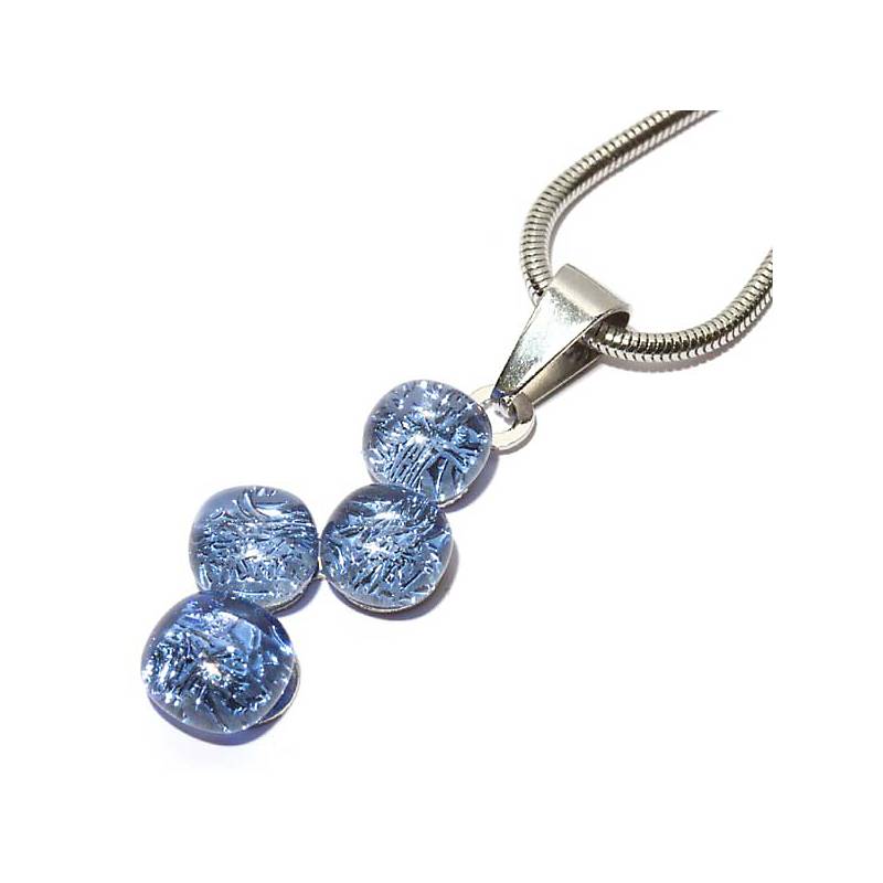 4052884662306 - Halskette Glasperle Fusing blau (45cm)