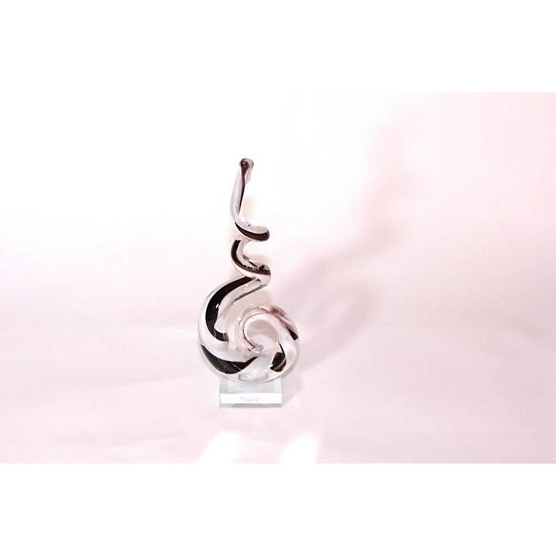 4052884695014 - Glasskulptur Musik Statue Kunstobjekt Kristallglas Handarbeit Höhe 26cm Unikat 4052884695014 - Glasskulptur Musik Statue Kunstobjekt Kristallglas Handarbeit Höhe 26cm Unikat