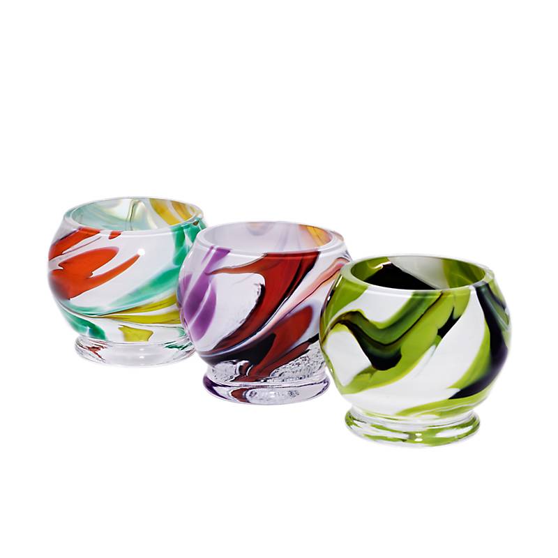 4052884698268 - Teelicht Farbenzauber 7cm Glas zauber