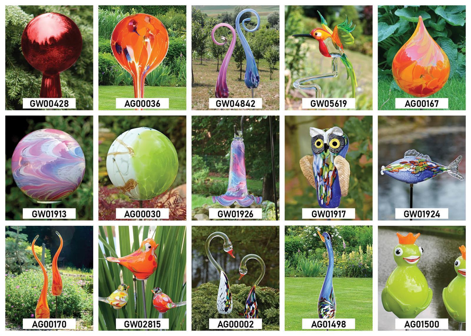 4052884806717 - Kugelfisch mit Stab Gartenflair 175cm orange 4052884806717 - Kugelfisch mit Stab Gartenflair 175cm orange