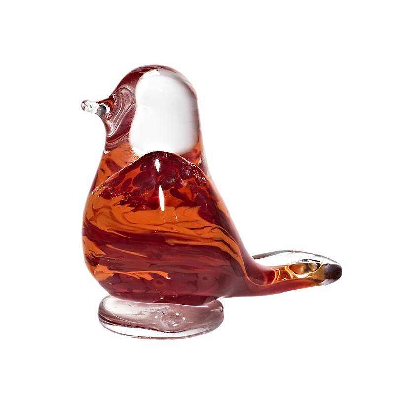 4052884817171 - Glasfigur Spatz (8cm) blau