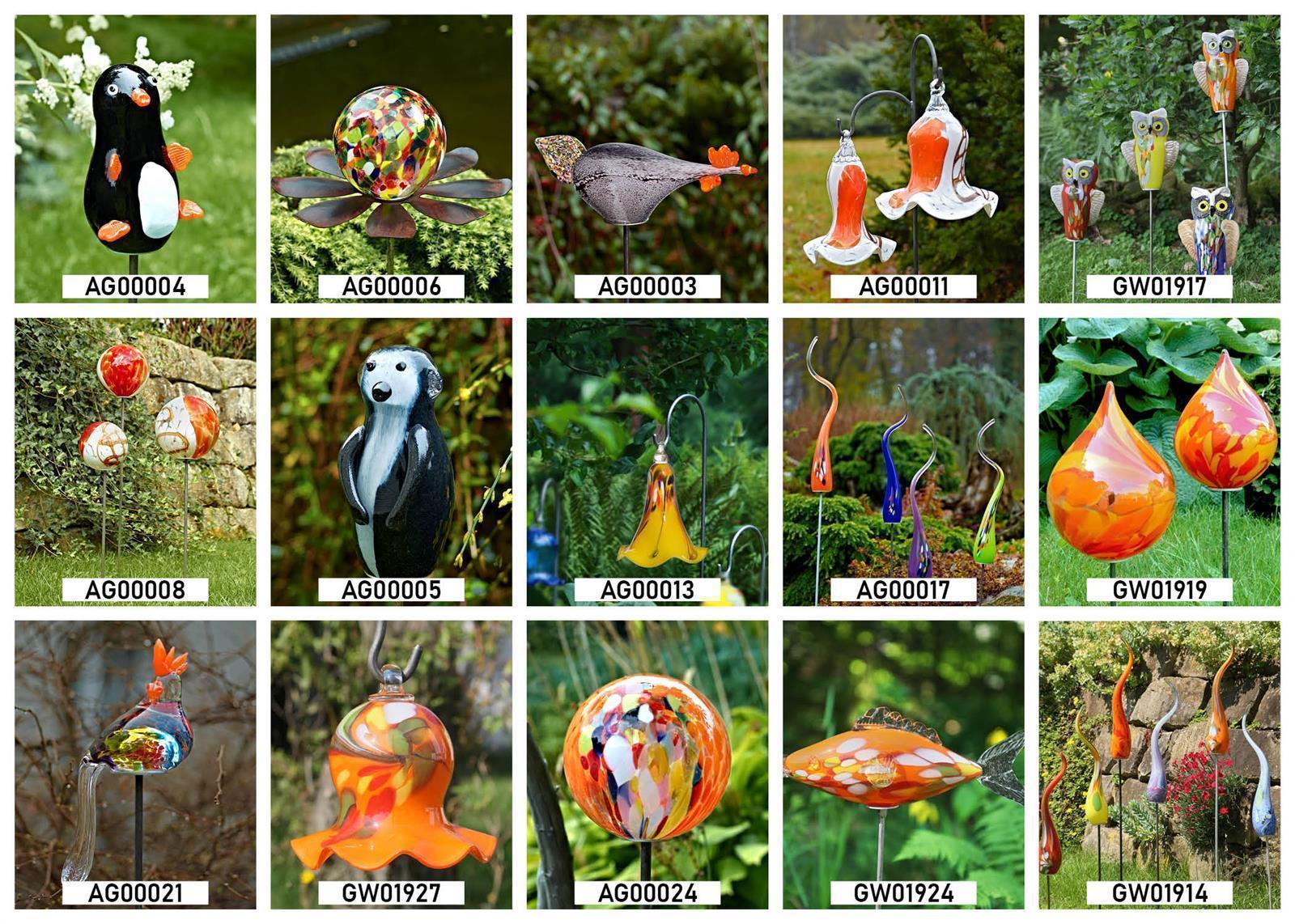 4052884920147 - Trompetenblüte hängend klein Gartenflair 18cm mit Stab weiß grün 4052884920147 - Trompetenblüte hängend klein Gartenflair 18cm mit Stab weiß grün