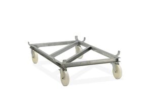 4052886109311 - Cemo - Lenkrollengestell verzinkt für GFK-Rechteckbehälter Volumen 2200 l Rollendurchm 250 mm Gewicht ca 48 kg 4052886109311 - Cemo - Lenkrollengestell verzinkt für GFK-Rechteckbehälter Volumen 2200 l Rollendurchm 250 mm Gewicht ca 48 kg