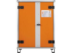 4052886464076 - Akku-Sicherheits-Ladeschrank für BMA BxTxH 830 x 660 x 1110 mm 400 V orange grau