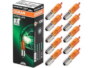 4052899910263 - Ultra Life 64137ULT HY21W 12V Signallampe Blinklicht10 St - Osram