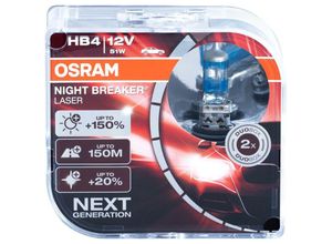 4052899992191 - Night Breaker Laser HB4 9006NL 12V 51W Next Gen (2 Stück) - Osram