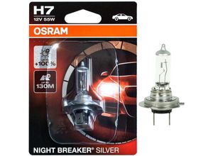 4052899992559 - H7 Night Breaker Silver +100% 64210NBS-01B (1 Stück) - Osram