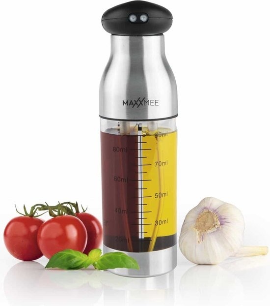4052926032517 - 2-in-1 Sprühflasche Essig und Öl 200 ml Edelstahl schwarz 4052926032517 - 2-in-1 Sprühflasche Essig und Öl 200 ml Edelstahl schwarz