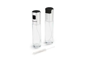 4052926055707 - GOURMETmaxx Sprühflasche Essig & Öl 2er-Set 100ml schwarz Edelstahl