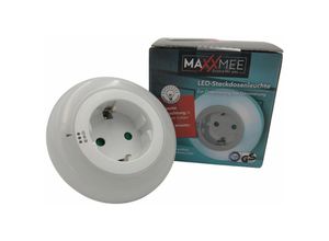 4052926066673 - Maxxmee - LED-Steckdosenleuchte Nachtlicht Lichtsensor 3 Farben Beleuchtung