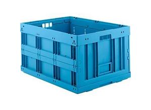 4052939531588 - Faltbox SSI Schäfer Serie FK 8450 Euro-Maß Volumen 180 l mit Durchfassgriffen L 800 x B 600 x H 450 mm Polypropylen blau