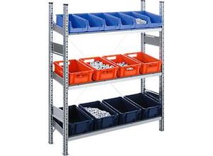 4052941094897 - Komplettregal SBR 3000 Anbaufeld 3 schräge Fachebene 1536 x 500 x 995 mm