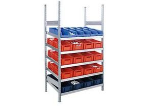 4052941106361 - Komplettregal MBR 3000 Grundfeld 5 schräge Fachebenen 2278 x 400 x 1004 mm