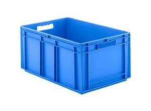 4052941151910 - Euro Box Serie EF 6280 aus PP Inhalt 566 L geschlossene Wände blau Unterfassgriff