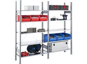 4052941624087 - Steckregal FBR 2200 1 Grund- und 3 Anbaufelder H 2013 x B 4130 x T 600 mm