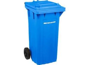 4052941684371 - SSI Schäfer Mülltonne PRO 120 WAVE 120 l fahrbar blau