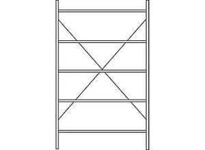 4052941929892 - Fachbodenregal SSI Schäfer R3000 Grundregal T 300 mm Fachlast 150 kg