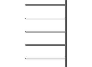 4052941929939 - Fachbodenregal SSI Schäfer R3000 Anbauregal T 300 mm Fachlast 150 kg