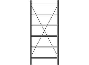 4052941930034 - Fachbodenregal SSI Schäfer R3000 Grundregal B 1055 x T 300 mm Fachlast 100 kg