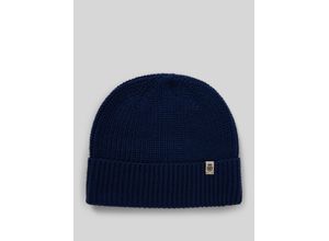 4053071001502 - Beanie mit Label-Detail Modell Pure Merino