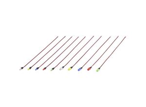 4053199522873 - Tru Components - TC-6649284 LED-Sortiment Gelb Blau Rot Grün Weiß Rund 3 mm 5 mm