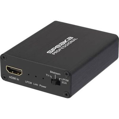 4053199540266 - Audio Extraktor SP-AE-H TC-04v2 [HDMI - HDMI Toslink Klinke Cinch] 3840 x 2160 Pixel