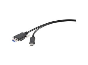 4053199543670 - USB-Kabel usb 32 Gen1 (usb 30   usb 31 Gen1) usb-a Stecker usb-c® Stecker 100 m Schwa - Renkforce