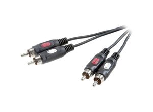 4053199930302 - SP-7869768 Cinch Audio Anschlusskabel [2x Cinch-Stecker - 2x Cinch-Stecker] 250 - Speaka Professional