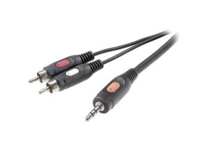 4053199930364 - Speaka Professional - SP-7869792 Cinch   Klinke Audio Anschlusskabel [2x Cinch-Stecker - 1x Klinkenste