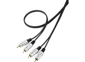 4053199933242 - SP-7870144 Cinch Audio Anschlusskabel [2x Cinch-Stecker - 2x Cinch-Stecker] 100 - Speaka Professional