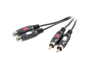 4053199933846 - SP-7870384 Cinch Audio Verlängerungskabel [2x Cinch-Stecker - 2x Cinch-Buchse] 2 - Speaka Professional